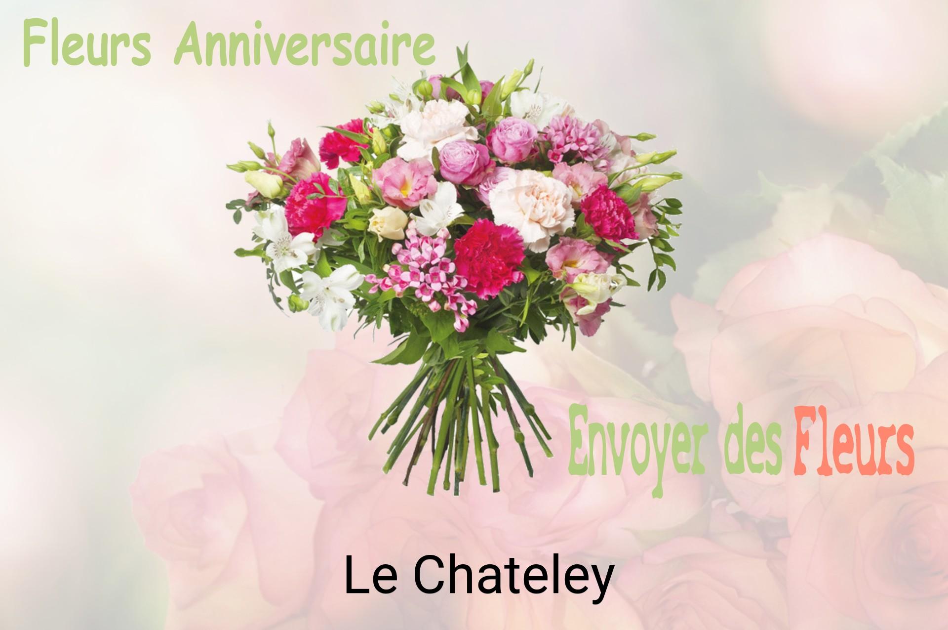 Bouquet de fleurs d’anniversaire livré à Le Chateley