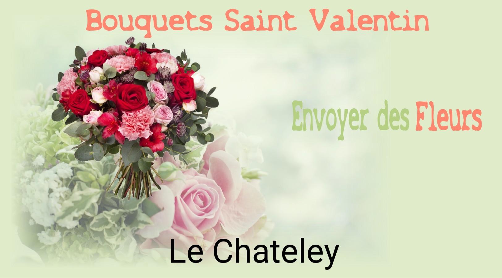 Roses de Saint-Valentin livrées à Le Chateley